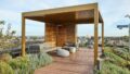Moderne Dachterrasse mit Pergola